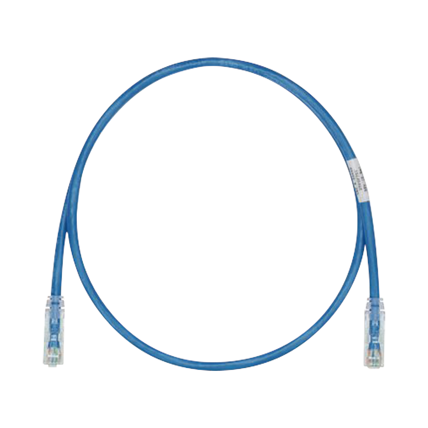 Cable de Parcheo TX6, UTP Cat6, 24 AWG, CM, Color Azul, 0.5 m.