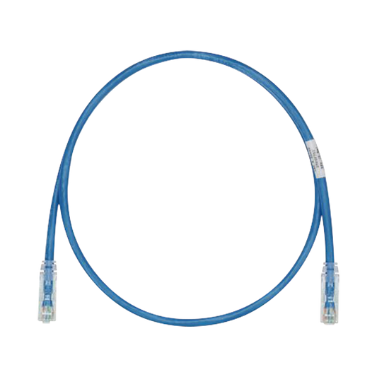 Cable de Parcheo TX6, UTP Cat6, 24 AWG, CM, Color Azul, 0.5 m.