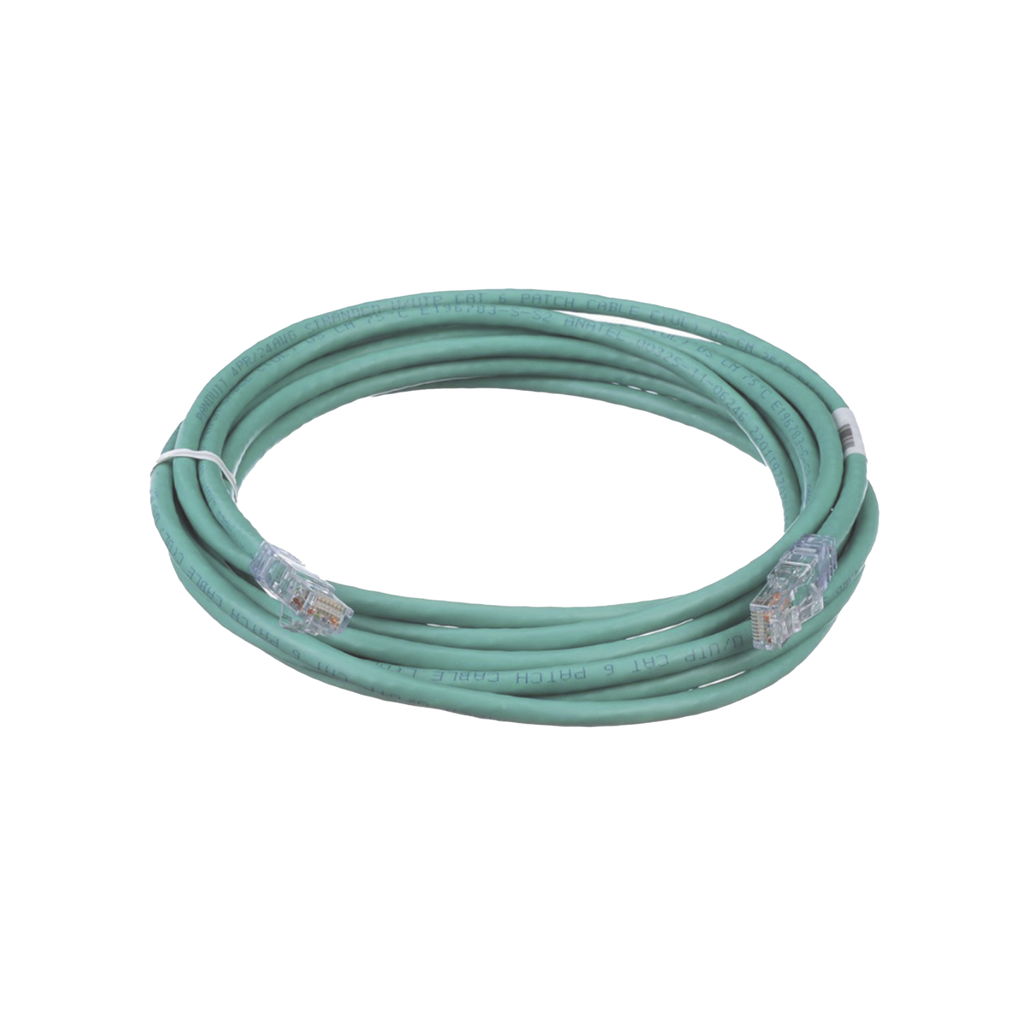 Cable de Parcheo TX6, UTP Cat6, 24 AWG, CM, Color Verde, 15ft