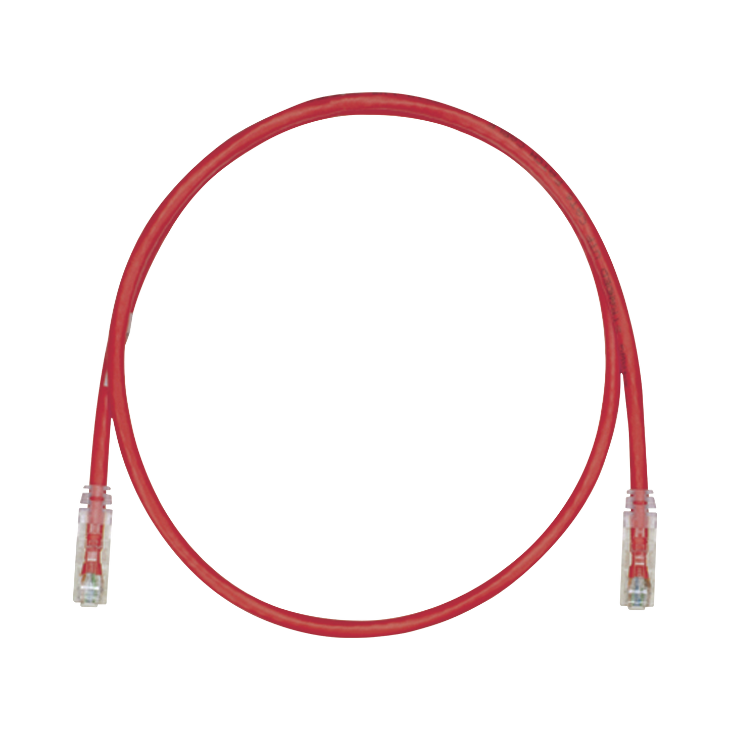 Cable de Parcheo TX6, UTP Cat6, 24 AWG, CM, Color Rojo, 15ft