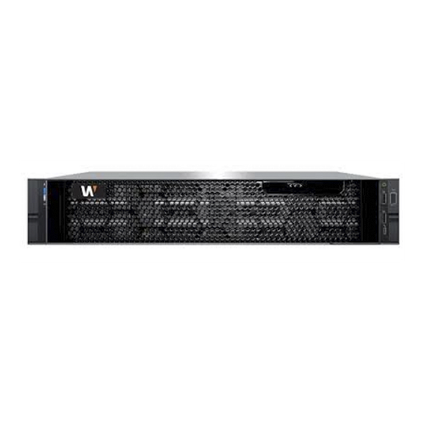 NVR Wisenet WAVE basada en Linux / Montable en Rack 2U / Incluye licencia WAVE-PRO-04 / 470 Mbps throughput / Incluye 108 TB para almacenamiento