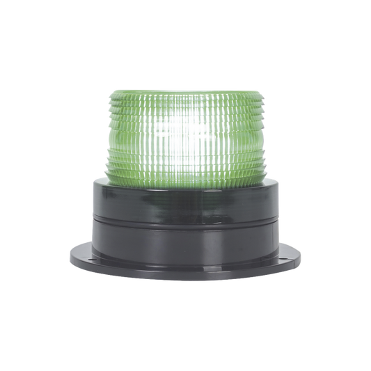 Burbuja Brillante de Larga Vida Útil, con 8 LEDs Color Verde, Domo Verde, 110 Vca