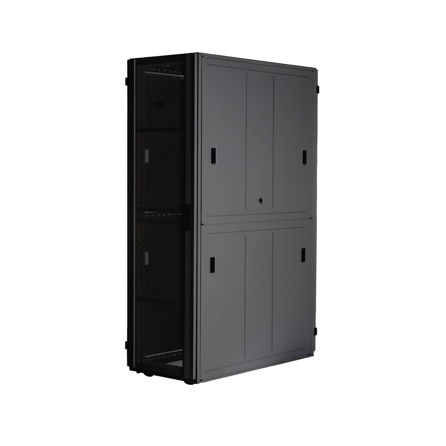 Gabinete FlexFusion™ XGL (Light) para Centros de Datos, 48 UR, 800 mm de Ancho, 1070 mm de Profundidad, Fabricado en Acero, Color Negro