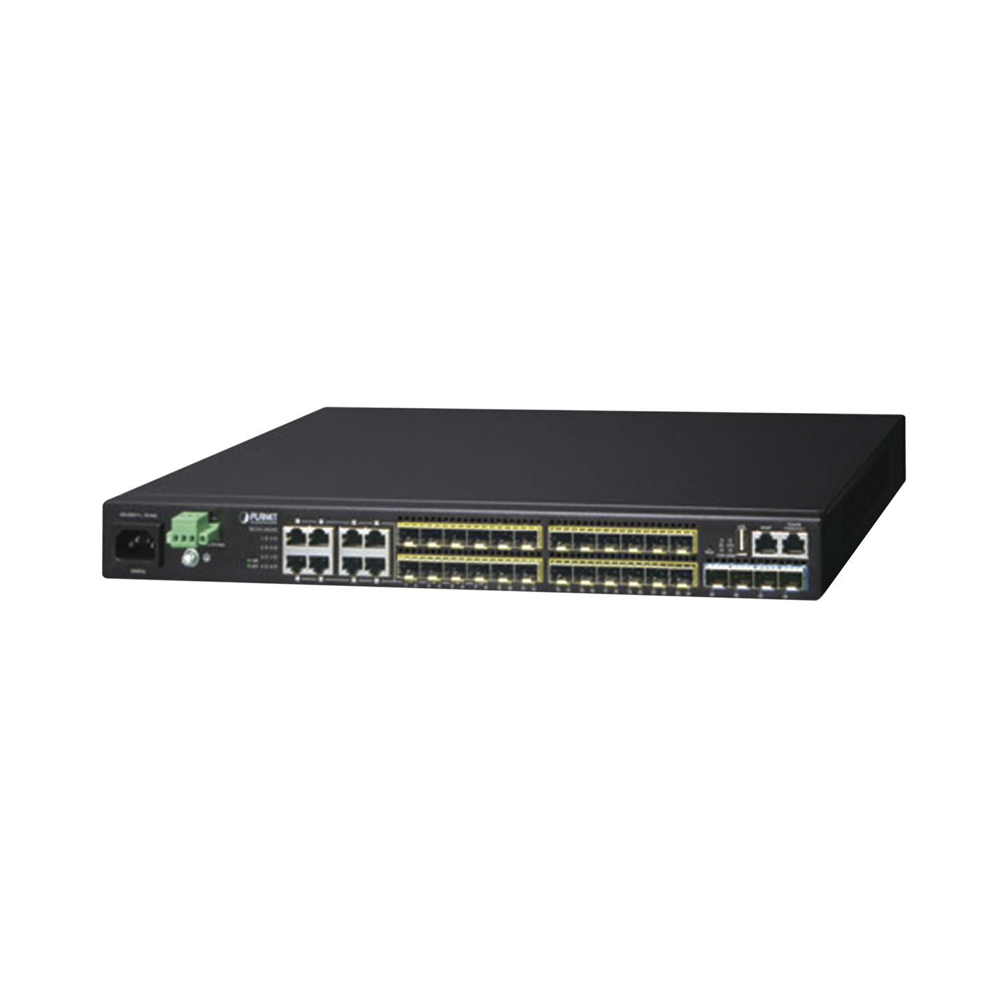 Switch Core Capa 3, 24 Puertos SFP 100/1000X, 8 Puertos Compartidos Gigabit Ethernet, 4 Puertos SFP de 10 Gbps