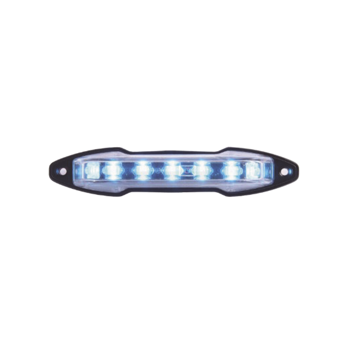 Luz auxiliar con 9 LED color azul angulo de 180 grados